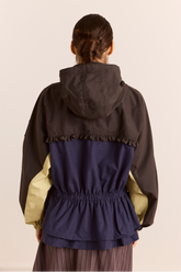 Imperméable Athena marine et sauge - Damson Madder, photo 11