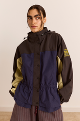 Imperméable Athena marine et sauge - Damson Madder