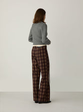 Cardigan court Beverly gris Laagam, col polo - photo 3