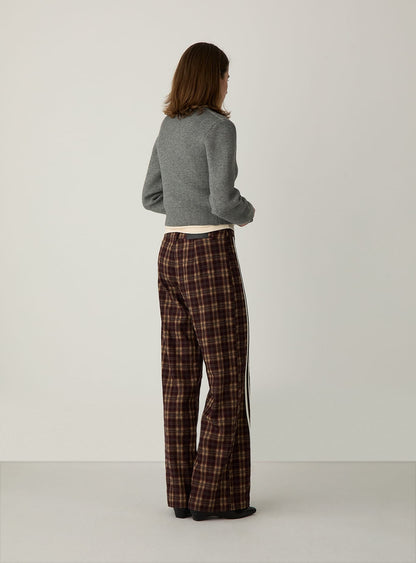 Cardigan court Beverly gris Laagam, col polo - photo 3