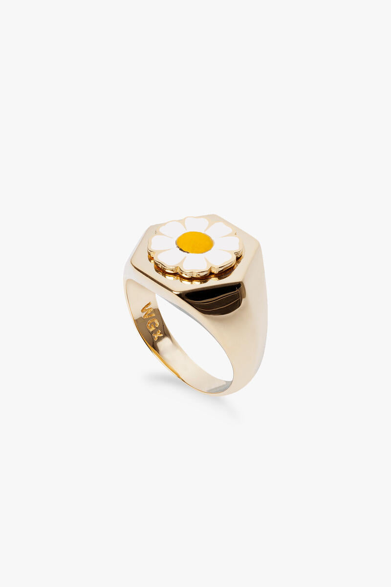 Bague marguerite Gold Daisy - W.Garcia