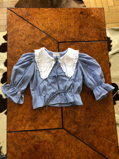 Blouse vichy Angele - MaisonCléo