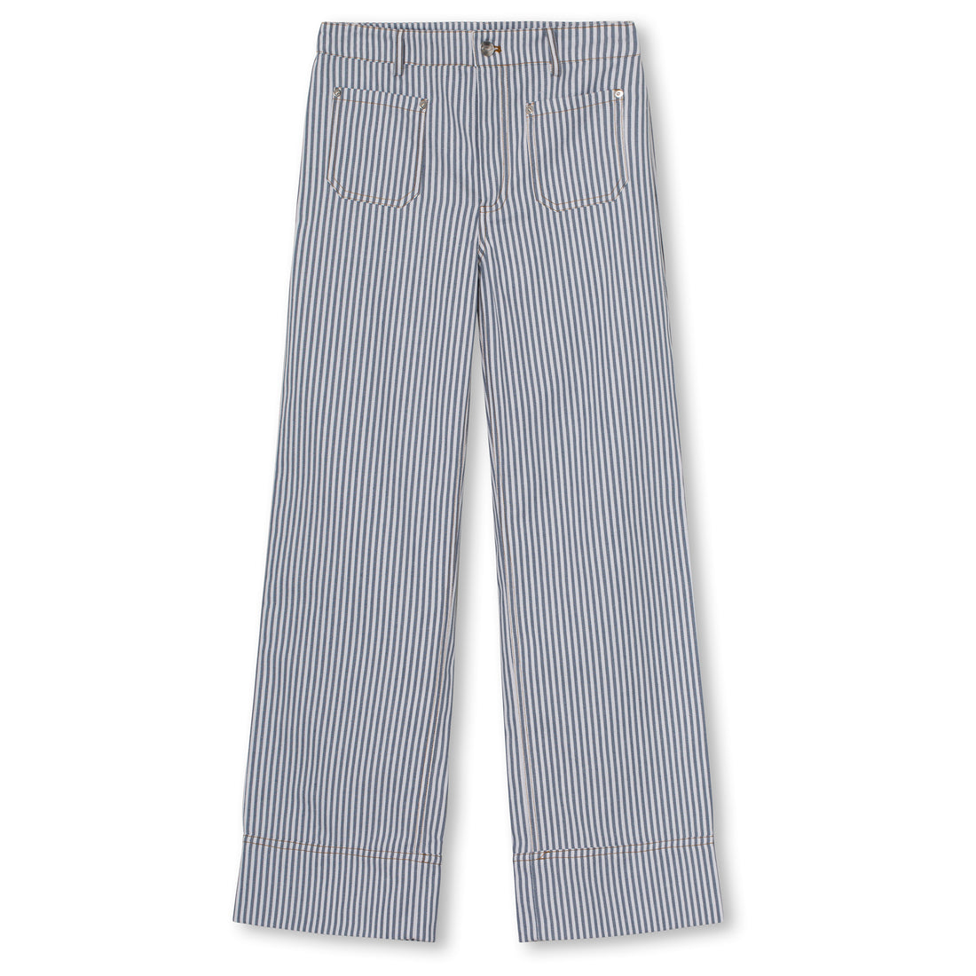 Pantalon Rayé Bleu et Blanc BryceRS - RÉSUMÉ