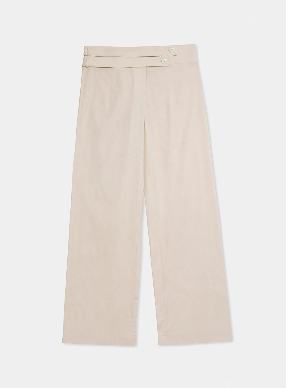 Pantalon Écru en Lin Camila - Laagam