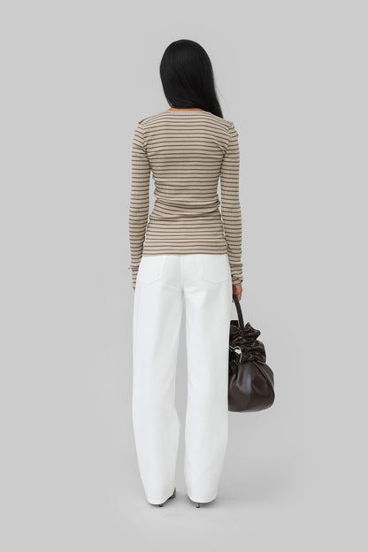 Cardigan Rayé Claire Seamless - OpéraSPORT