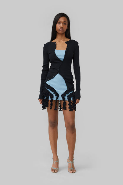 Cardigan Claire Seamless Noir - OpéraSPORT