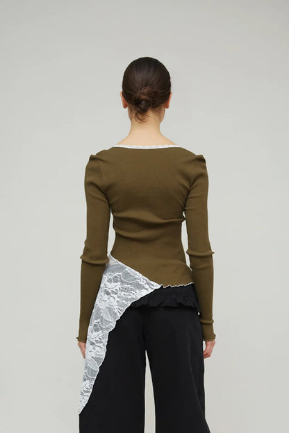 Top Constanza Olive - OpéraSPORT