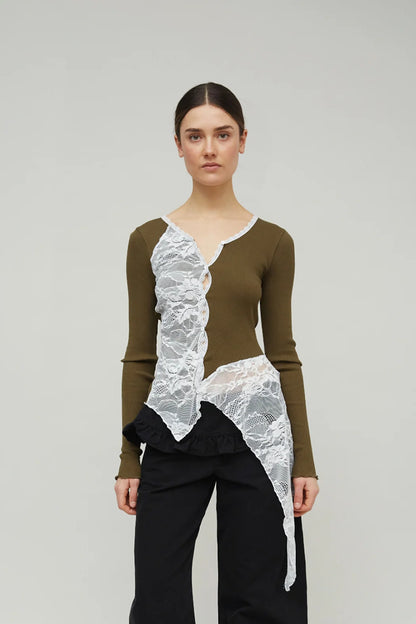 Top Constanza Olive - OpéraSPORT