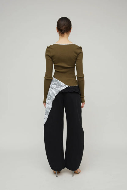 Top Constanza Olive - OpéraSPORT