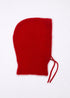 Cagoule Donna en mohair rouge Surprise