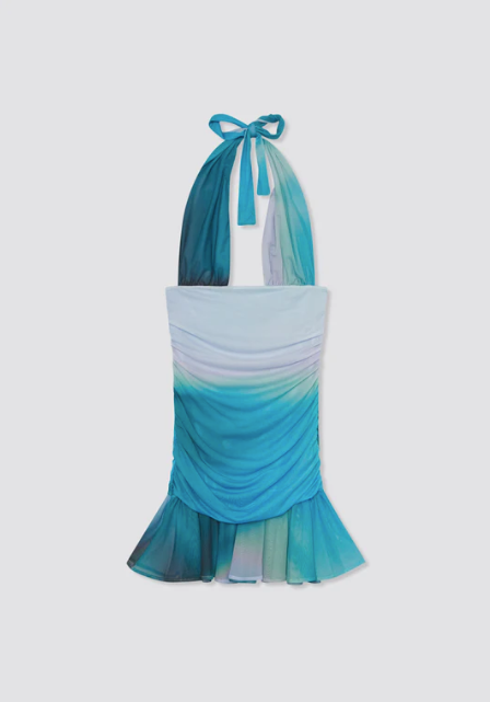 Robe Solita Bleu - Feners