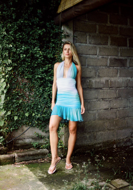 Robe Solita Bleu - Feners