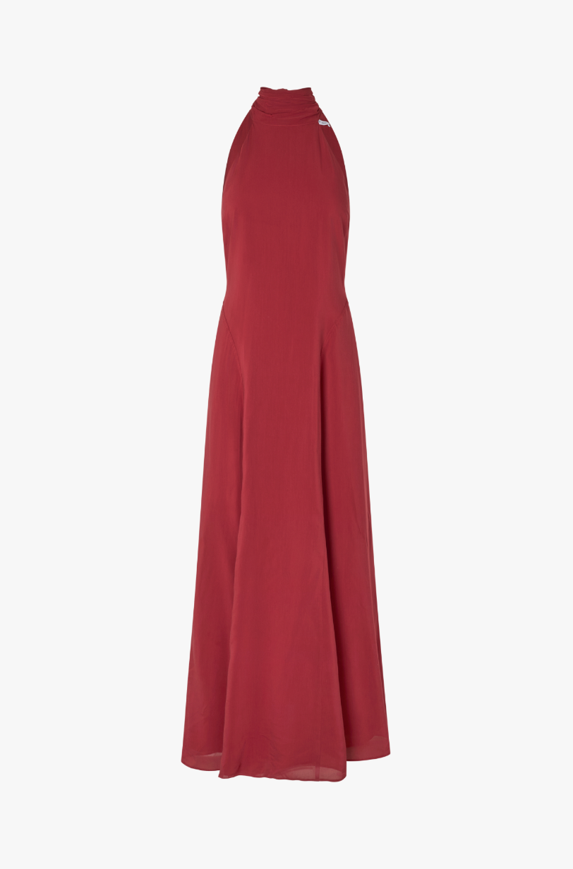 Robe Longue Rouge Saniva - Samsoe Samsoe