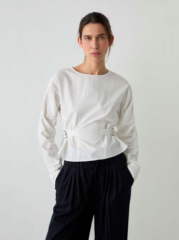 Blouse Jaxe Écru - Laagam
