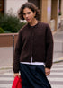 Cardigan Olivia en mohair chocolat Surprise - photo 1