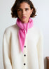 Écharpe triangle Jenna en mohair rose Surprise - photo 1