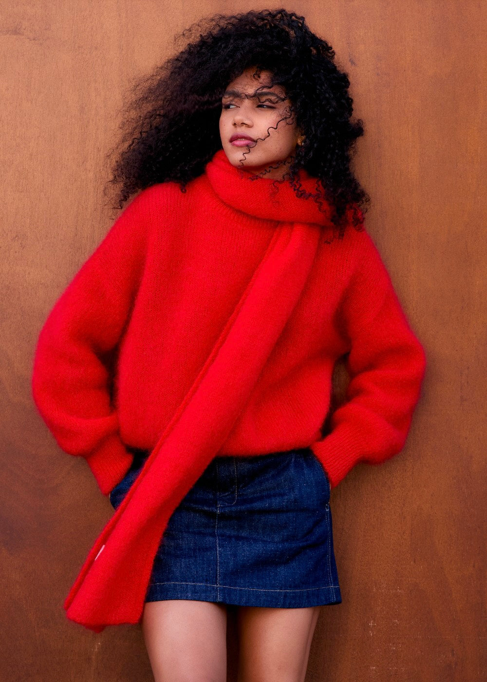 Pull Jane en mohair rouge Surprise - photo 2