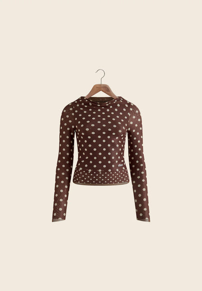 Top Polka Dots Manches Longues - House of Sunny