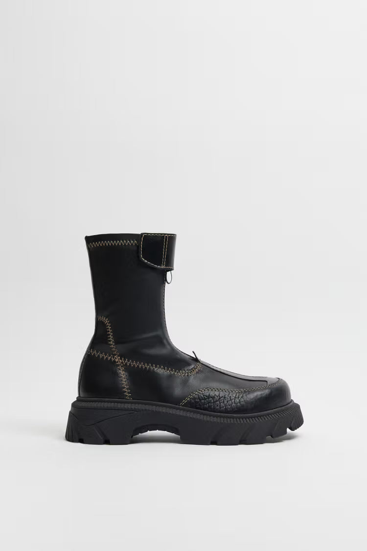 Boots Danica Black / Beige - Miista