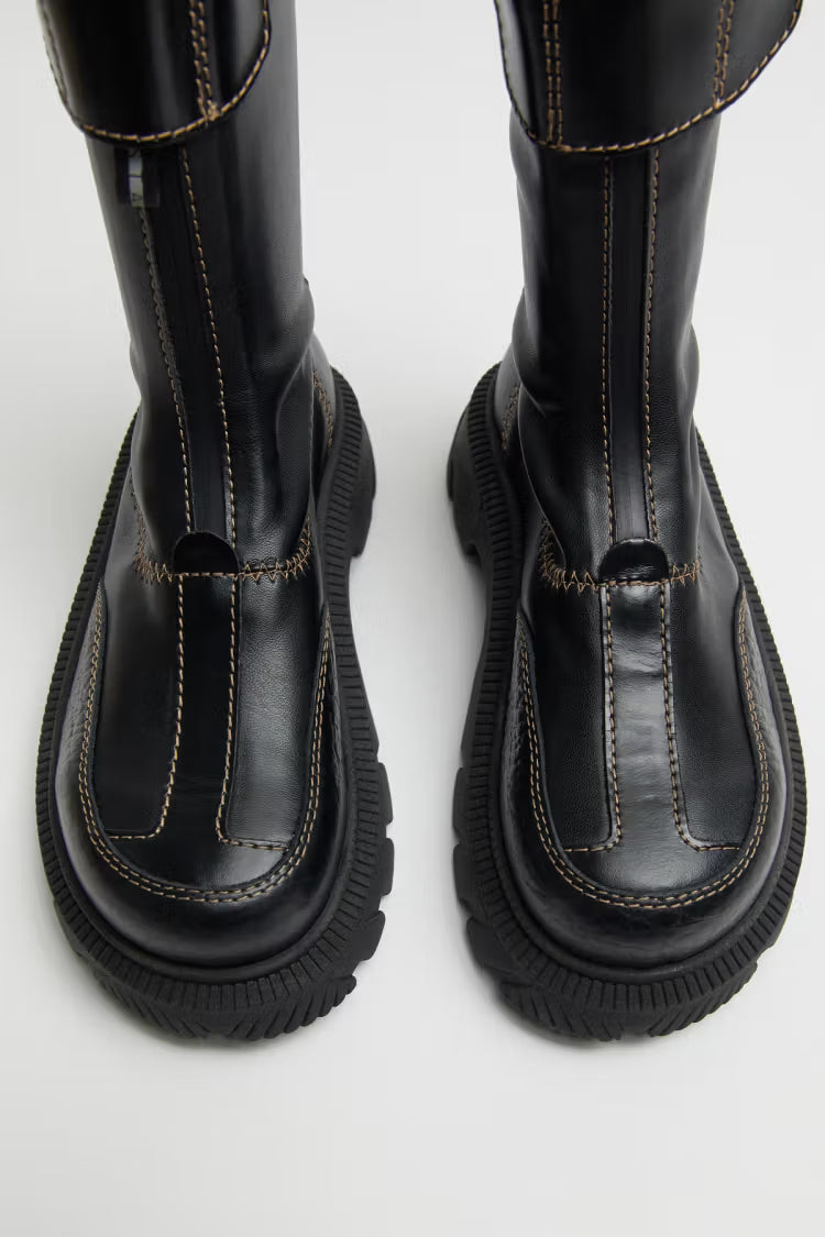 Boots Danica Black / Beige - Miista
