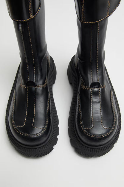 Boots Danica Black / Beige - Miista