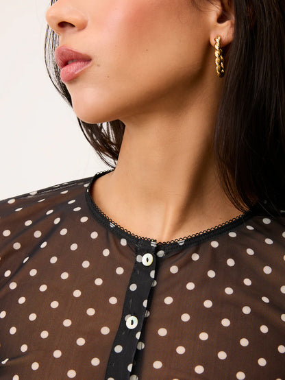 Top Barcley Pois - Rouje