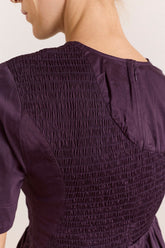 Top froncé Emmy prune - Damson Madder, photo 6