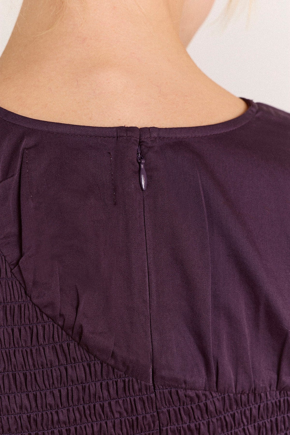Top froncé Emmy prune - Damson Madder, photo 7