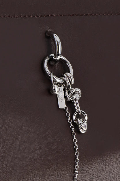 Sac Flor Marron + Pendentif Chaînes