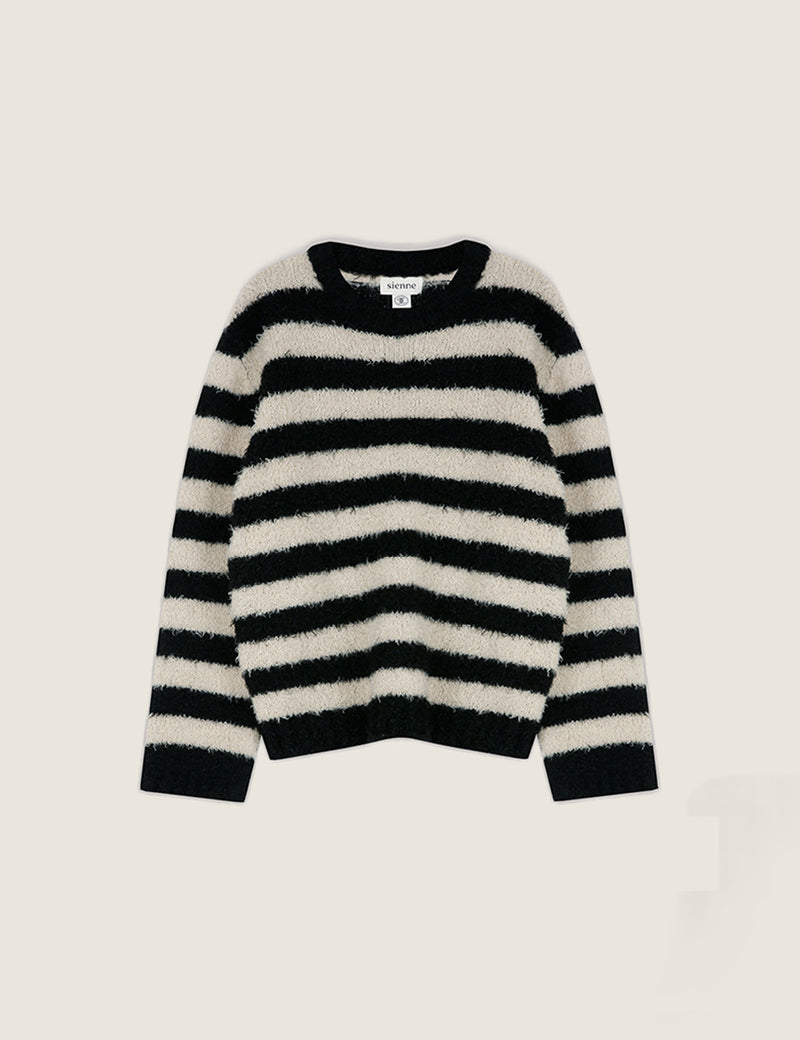 Pull Rayé - Sienne