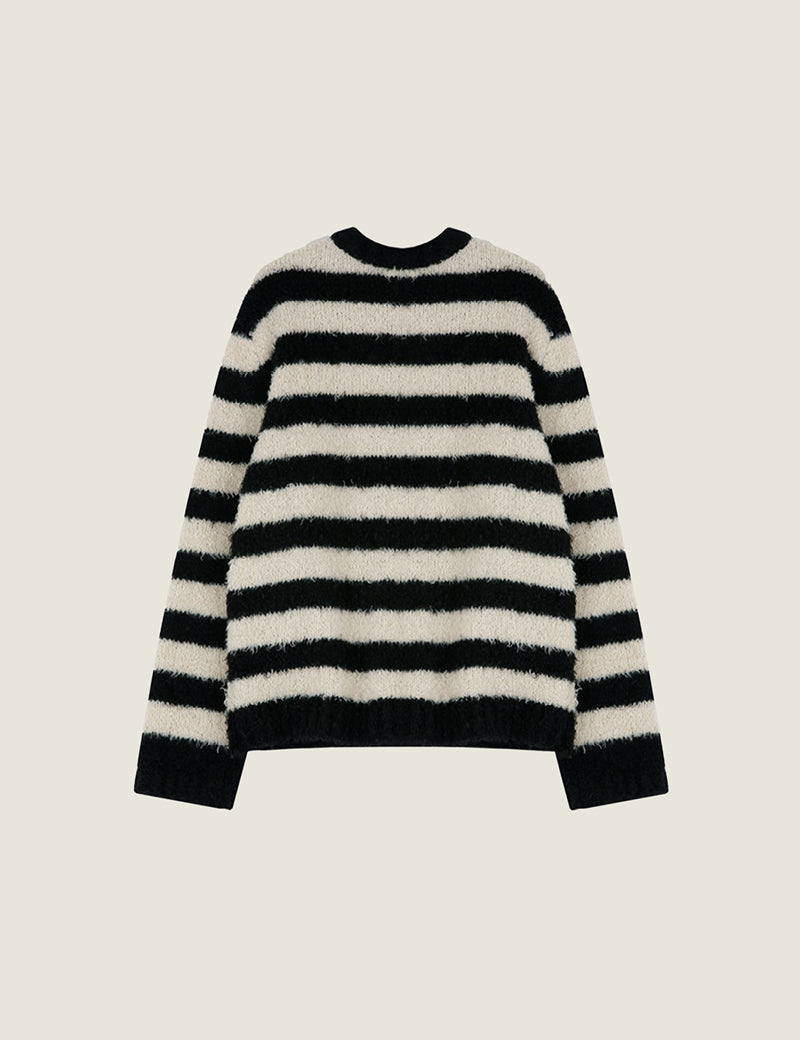 Pull Rayé - Sienne