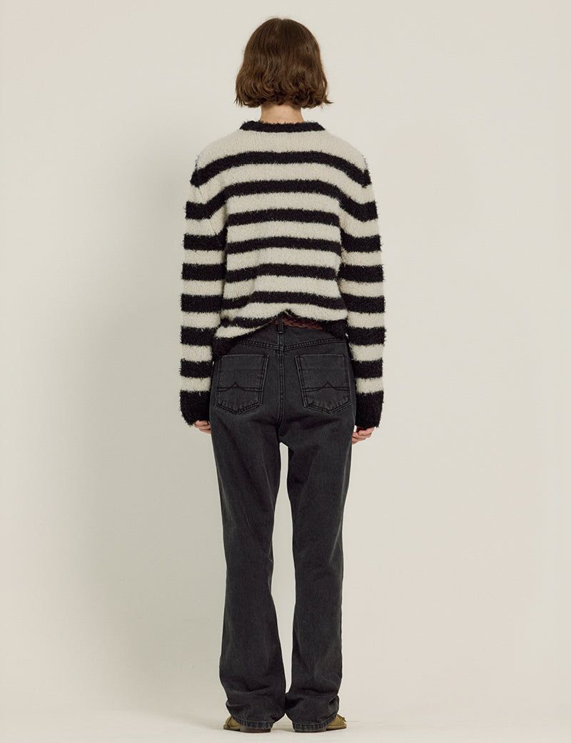 Pull Rayé - Sienne