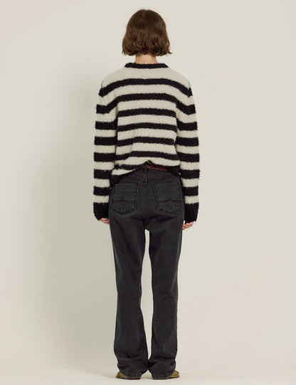 Pull Rayé - Sienne