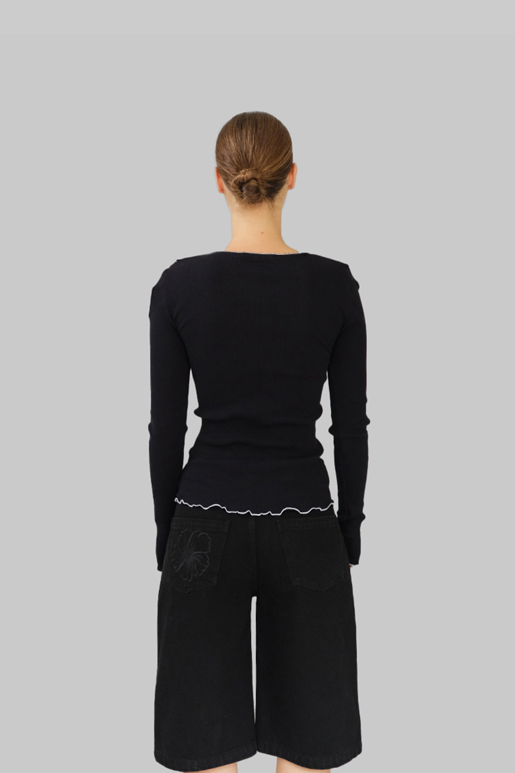 Top Gisèle Seamless Black - OpéraSPORT