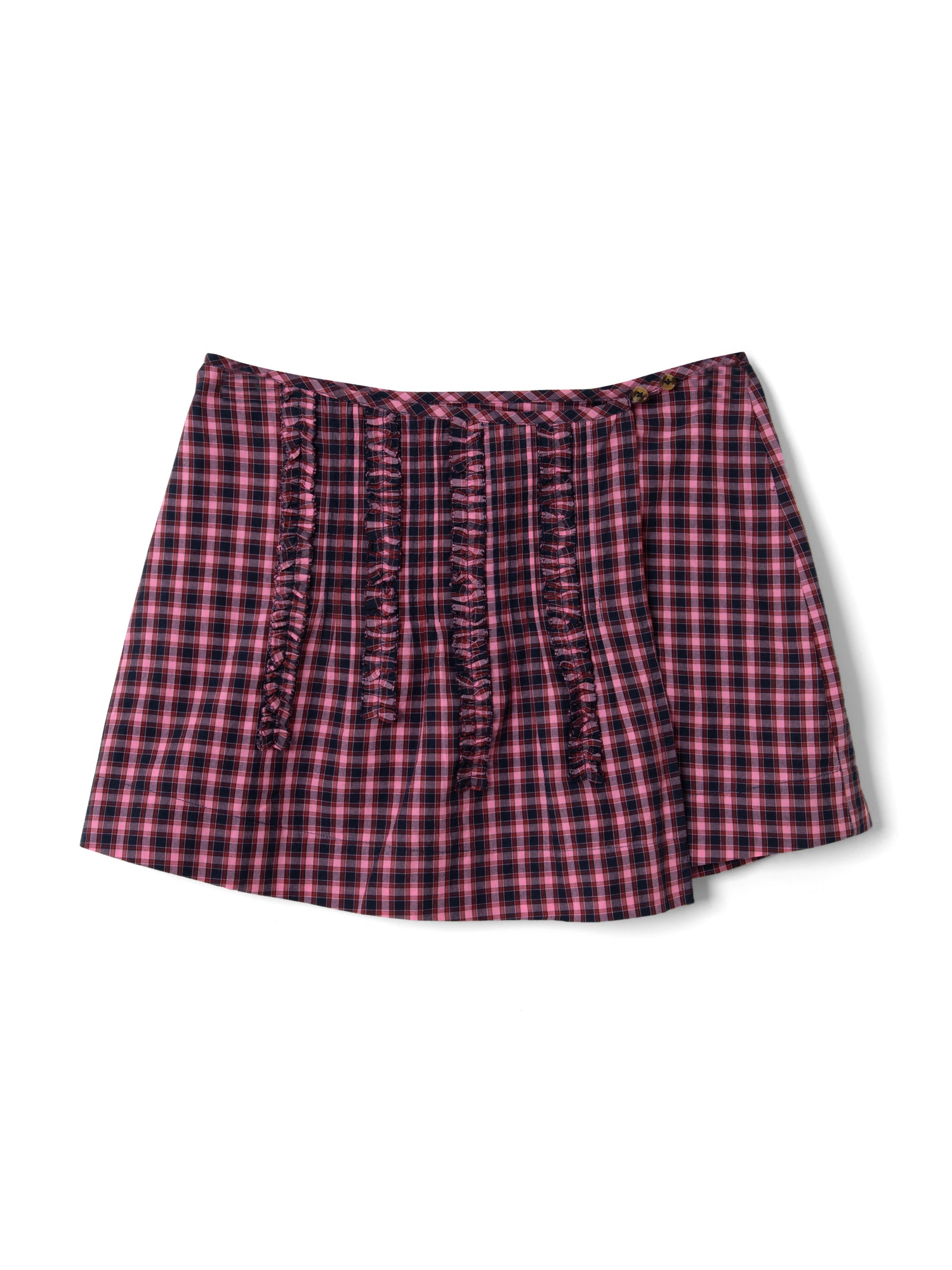 Mini Jupe Glinda Carreaux - Damson Madder