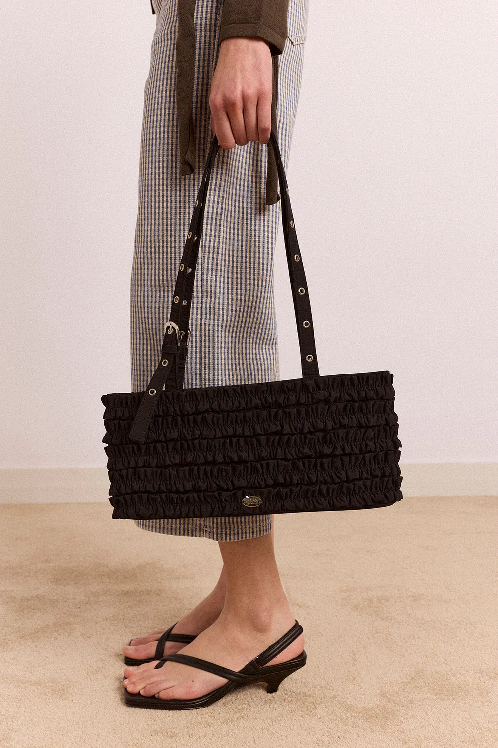 Sac à Volants Sophia Noir - Damson Madder