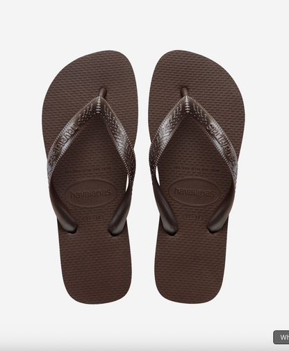 Tongs Top Tiras Dark Brown - Havaianas