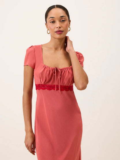 Robe Inès Blush - Rouje