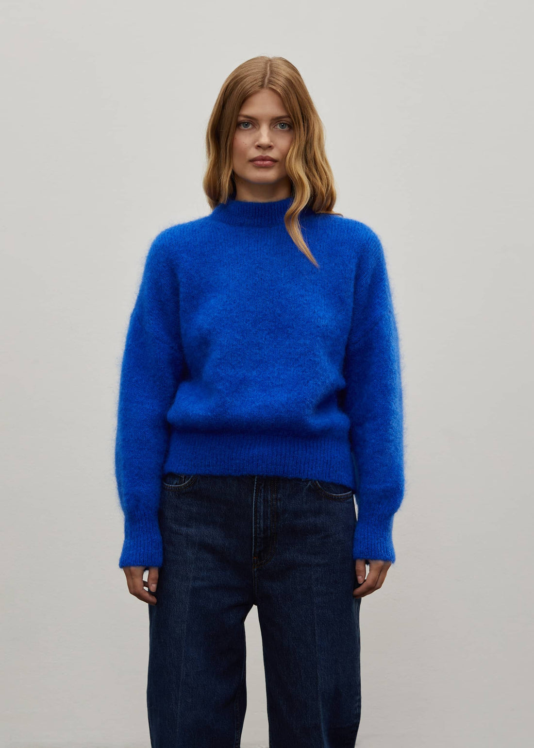 Pull Jane en mohair bleu électrique Surprise - photo 2