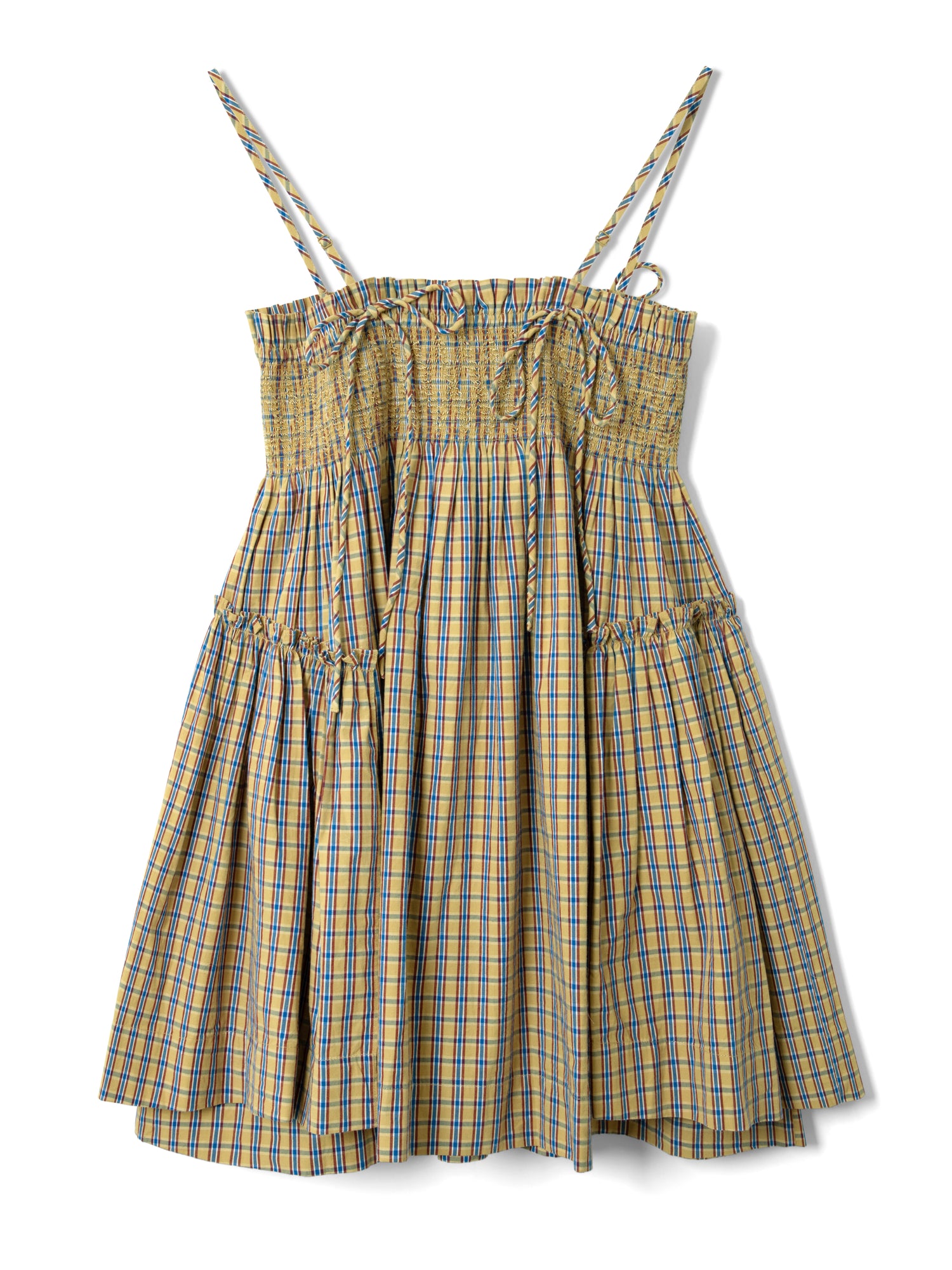 Robe Mini Lilo à Carreaux - Damson Madder
