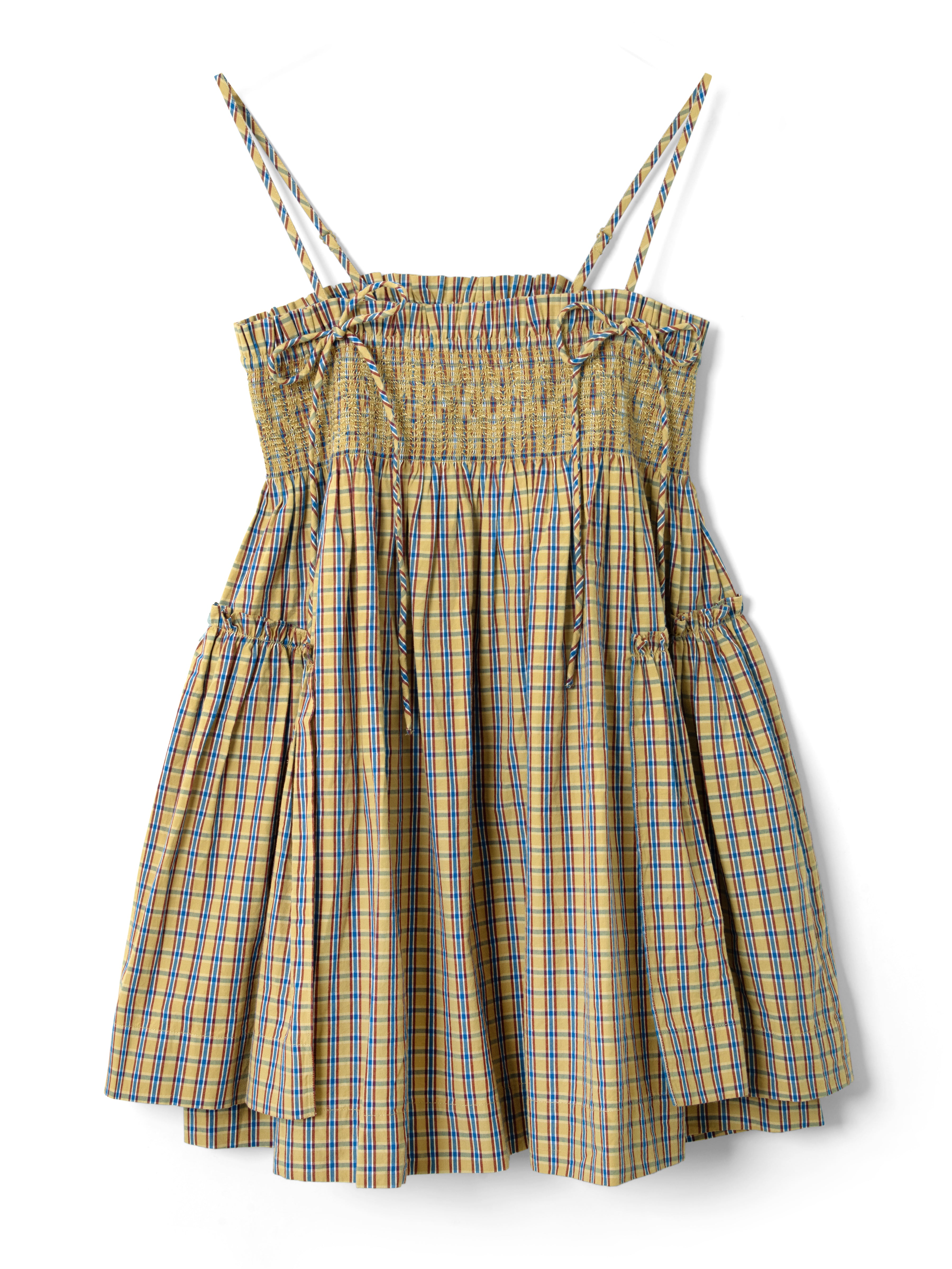 Robe Mini Lilo à Carreaux - Damson Madder