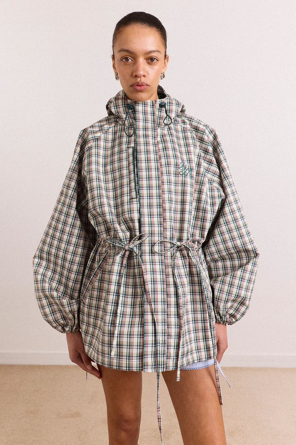 Imperméable Liu à Carreaux - Damson Madder