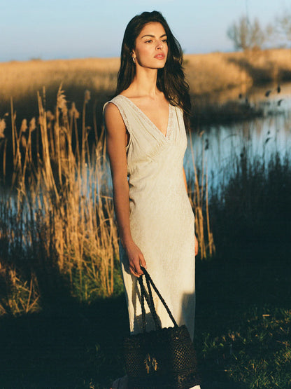 Robe Beige Minette - Rouje