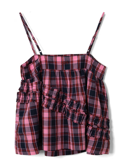 Top Nyra Carreaux - Damson Madder