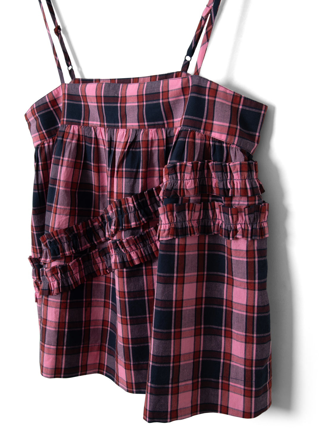 Top Nyra Carreaux - Damson Madder