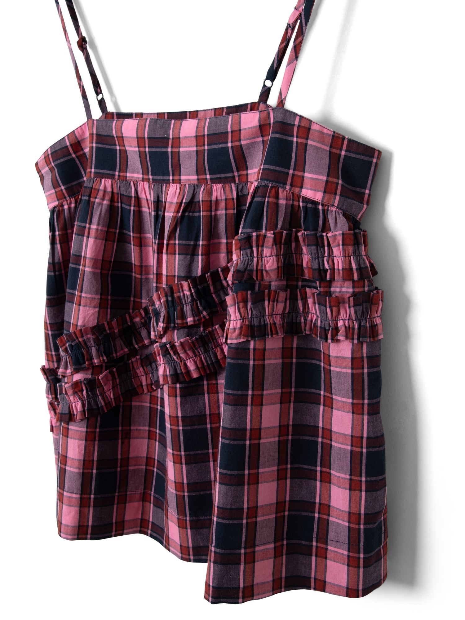 Top Nyra Carreaux - Damson Madder