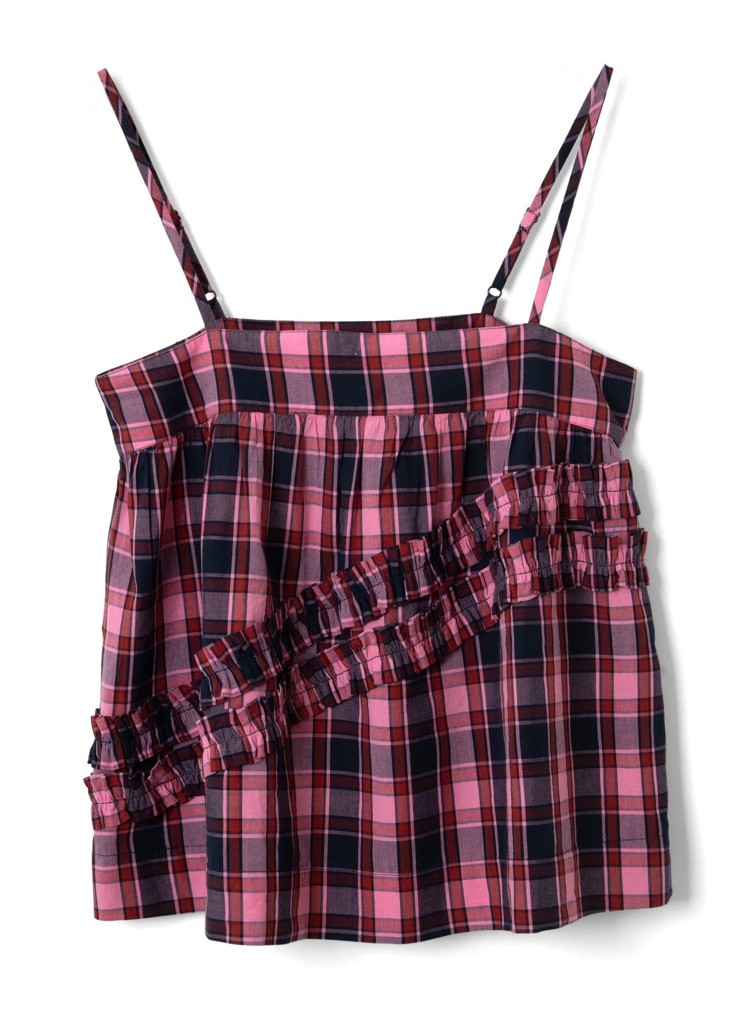 Top Nyra Carreaux - Damson Madder