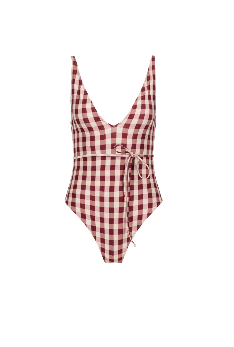 Maillot Une Pièce Louise Vichy - Nénés