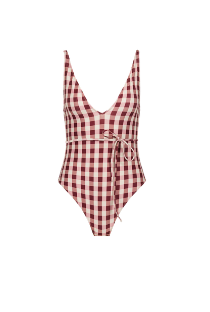 Maillot Une Pièce Louise Vichy - Nénés
