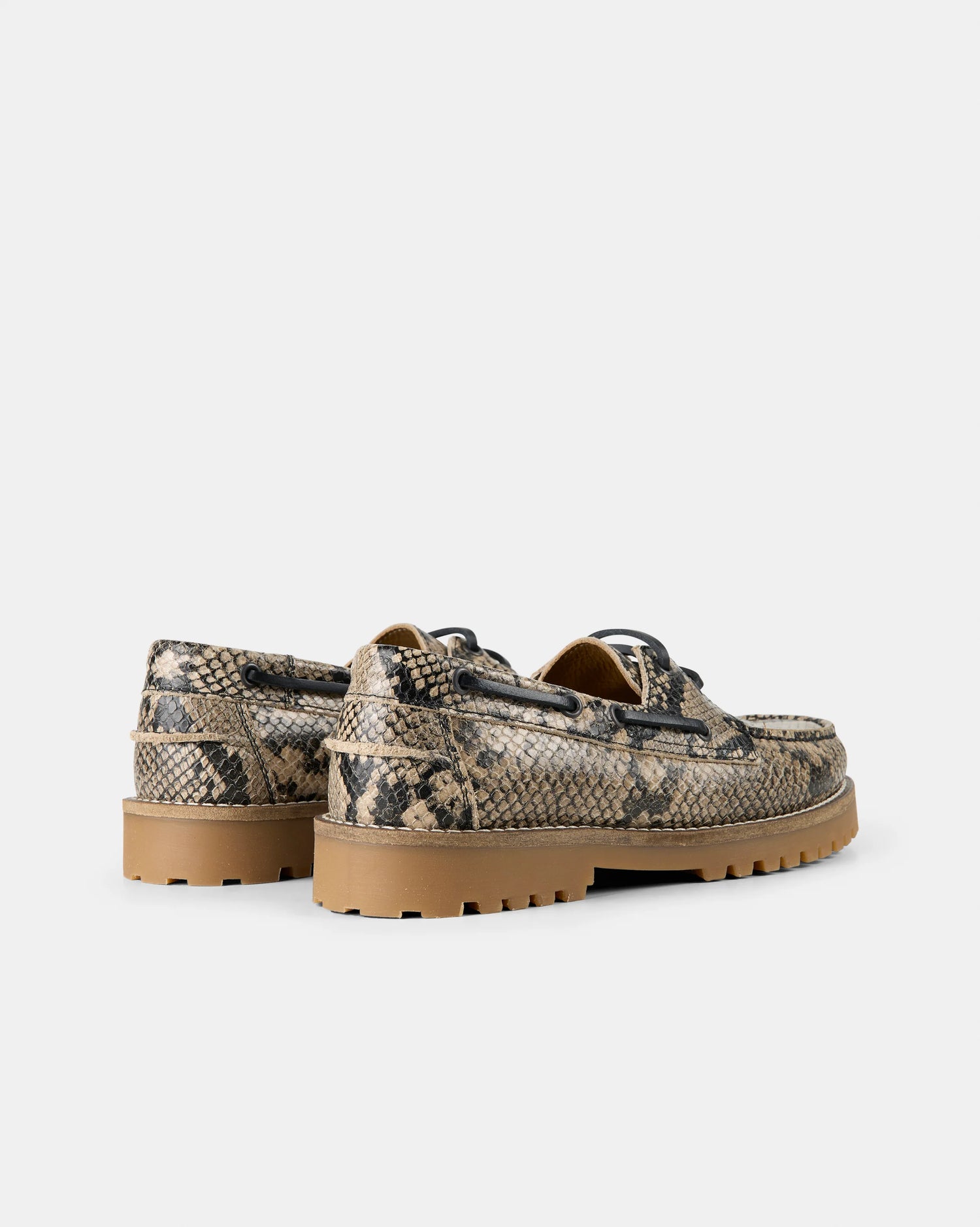 Chaussures Bateau Ollie Serpent - Garment Project